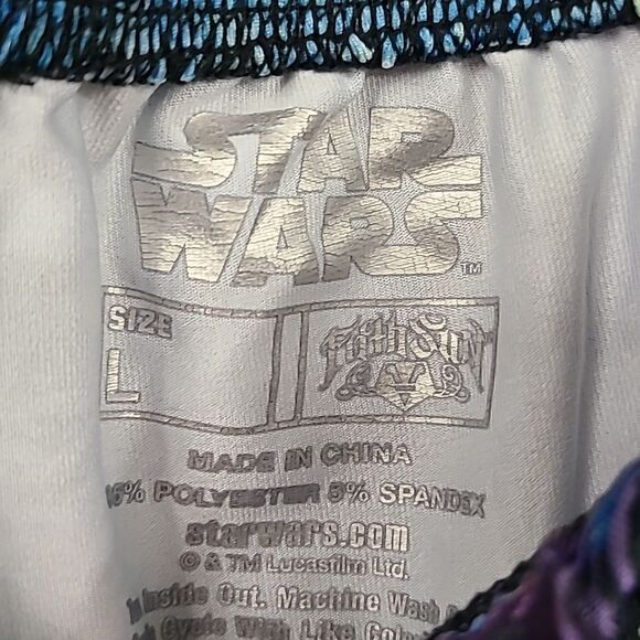 Hot Topic Galaxy Star Wars Darth Vader Leggings Colorful Stretchy Pull-On Pants - Picture 2 of 8